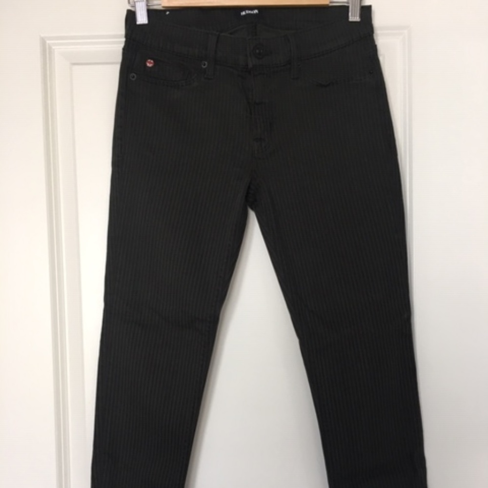 HUDSON Striped Skinny Jeans